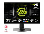 24.5- MSI IPS LED MAG_255PXF Black (0.5ms, 1000:1, 250cd, 1920x1080, 178°/178°, 2 x HDMI2.0, DisplayPort, up to 300Hz Refresh Rate, Console Mode 120Hz, Speakers 2 x 2W, Audio Line-out, Height Adjustment, Pivot, VESA)