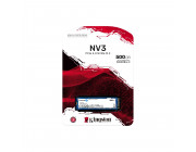 M.2 NVMe SSD 500GB Kingston NV3, Interface: PCIe4.0 x4 / NVMe1.3, M2 Type 2280 form factor, Sequential Reads 5000 MB/s, Sequential Writes 3000 MB/s, SMI SM2268XT2/ Phison E27T controller, TBW: 160TB, 3D BiCS6 TLC/ QLC NAND flash