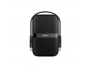 2.5- External HDD 1.0TB (USB3.1)  Silicon Power Armor A60, Black, Rubber + Plastic, Military-Grade Protection MIL-STD 810G,  IPX4 waterproof, Advanced internal suspension system keeps the hard drive safe from drops and bumps