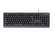 Trust Primo Keyboard, Full Size, Silent typing, Spill-resistant, USB, 1.8m, US, Black