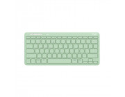 Trust  Lyra Multi-Device Compact Wireless keyboard, RF 2.4GHz, Bluetooth v5.0, Key technology - scissor, FN keys, Indicators Charging, Connection status, Caps-lock, Wireless mode; USB-A, USB-C, Rechargeable battery, 301g, Green, US