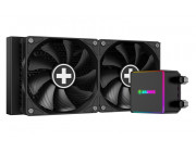 XILENCE Liquid Cooler (XC982) -LiQuRizer 240 PRO- Performance A+ Socket 1700/2066/2011/1151/1150/1155/1156/1200 & AM5/AM4, up to 300W, 2x FDB Black Wing Fans:120x120x25mm, PWM fans: 500-1500rpm, 22.0-24.0 dBA, 63.41CFM, Pump head with ARGB lighting, pump: