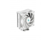 DEEPCOOL Cooler -AK400 WH-, Intel Socket LGA1851/1700/1200/115x & AMD AM5/AM4, up to 220W, 1x 120mm FDB fan:120x120x25mm, 500~1850 RPM±10%, <29 dB(A), 66.47 CFM, 4-pin PWM, Fluid Dynamic Bearing, 4x 6mm Cooper Heatpipes direct contact, White