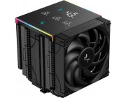 DEEPCOOL Cooler -AK620 DIGITAL PRO-, Socket LGA2066/2011/1851/1700/1200/115x & AM5/AM4, up to 260W, Dual-Tower, 2x fans:120x120x25mm, 500~1750 RPM±10%, <25 dB(A), 60.89 CFM, 4-pin PWM, Fluid Dynamic Bearing, Multi-data point screen and ARGB LED strips, 6x