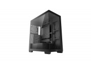 DEEPCOOL -CG580- ATX Case, Picturesque single-chamber panoramic case, without PSU, Tool-less, Support 360mm radiator, Megnetic dust filters, 33mm for Cable Management, Support MBs with back connectors, 2x2.5-SSD/2x3.5-HDD, 2xUSB3.0, 1xAudio, Black