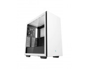 DEEPCOOL -CH510 WH- ATX Case, with Side-Window (Tempered Glass Side Panel) Megnetic, without PSU, Tool-Less, Pre-installed: Rear 1x120mm, Top: Radiator 360mm support, PSU Shroud, GPU support bracket, Pulled Headset holder, 3x2.5- Bays / 2x3.5- Bays, 2xUSB