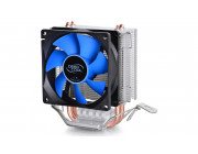 DEEPCOOL Cooler -Ice Edge Mini FS V2.0-, Socket LGA1851/1700/1200/115x & AM5/AM4, up to 100W, 80х80х25mm, 2200rpm, <24.7dBA, 25.1CFM, 3 pin, Hydro Bearing, 2x 6mm heatpipes direct contact