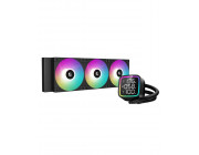 DEEPCOOL Liquid Cooler  -LD360-, 360mm radiator, Anti-Leak Technology, LGA1851/1700/1200/1151 & AM5/AM4, up to 300W, 3x 120mm ARGB FD12 fans: 600~2400rpm, <38.71dBA, 72.04CFM, 4-pin PWM, Hydro Bearing, 5 PRO Pump: 3400rpm, 3-phase, 6-slot, 4-pole motor, R