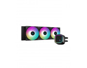 DEEPCOOL Liquid Cooler  -LE720-, 360mm radiator, Anti-Leak Technology, Socket LGA1851/1700/1200/115x & AM5/AM4, up to 250W, 3x120mm  ARGB PWM fans, Led mirror cap, Fans: 500~2250rpm, 17.6~32.9dBA, 85.85CFM, 4pin PWM, Pump: 2550rpm, 17.8dBA, Hydro Bearing,