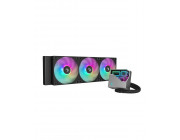 DEEPCOOL Liquid Cooler  -LT360 ARGB-, 360mm radiator, Anti-Leak Technology, LGA1851/1700/1200/115x & AM5/AM4, 3x 120mm FD12 ARGB fans: 600~2400rpm, <38.71dBA, 72.04CFM, 4-pin PWM, 5 PRO Pump: 3400rpm, 6-slot, 3-phase, 4-pole motor, Hydro Bearing, Infinity