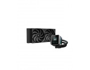 DEEPCOOL Liquid Cooler  -MYSTIQUE 240-, 240mm radiator, Anti-Leak Technology, LGA1851/1700/1200/115x & AM5/AM4, up to 280W, 2x 120mm FDB FT12 SE fans: 500~2150rpm, <36.49dBA, 72.45CFM, 4-pin PWM, 5 PRO Pump: 3400rpm, 3-phase, 6-slot, 4-pole motor, Fluid D