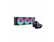 DEEPCOOL Liquid Cooler  -MYSTIQUE 360 ARGB-, 360mm radiator, Anti-Leak Technology, LGA1851/1700/1200/115x & AM5/AM4, up to 300W, 3x 120mm FD12 ARGB fans: 600~2400rpm, <38.71dBA, 72.04CFM, 4-pin PWM, 5 PRO Pump: 3400rpm,3-phase,6-slot,4-pole motor, Hydro B