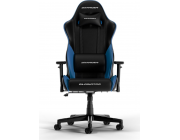 Gaming/Office Chair DXRacer GLADIATOR-L-N23-LTC-NB-X1, Black/Blue, Gaslift class 4, Premium PVC leather, max weight up to 150kg / height 180-200cm, Full tilt, Recline 90°-135°, 3D Armrests, Headrest and lumbar cushions, 6 cm PU Caster, W-22,15 kg