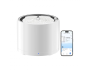 Petkit Eversweet 3Pro Smart Pet Drinking Fountain, Capacity 1.35L, 304 Stainless Steel, Multi-layer filtration system, Wireless Pump Design, PETKIT APP via bluetooth, Smart & Normal & DND Mode, Silent Pump 25dB, Product Size: 195*195*148mm, white