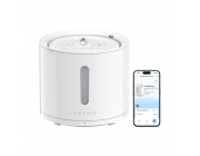 Petkit Eversweet SOLO 2 Smart Pet Drinking Fountain, Capacity 2L, Wireless Pump Design, PETKIT APP via bluetooth, Silent Pump 25dB, Product Size: 185*185*164mm, white