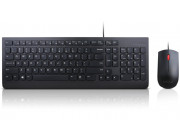 Lenovo Essential Wired Keyboard and Mouse Combo, USB, Black.