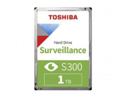 3.5- HDD 1.0TB  Toshiba HDWV110UZSVA  S300,  Surveillance, CMR Drive, 24x7, 5700rpm, 64MB, SATAIII