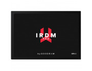 2.5- SSD 256GB  GOODRAM IRDM PRO GEN.2, SATAIII, Sequential Reads: 555 MB/s, Sequential Writes: 535 MB/s, Maximum Random 4k: Read: 96,000 IOPS / Write: 81,000 IOPS, Thickness- 7mm, Controller 8Channel Phison PS3112-S12, DRAM DDR3L cache, 3D NAND TLC