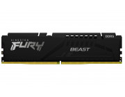 32GB DDR5-5200  Kingston FURY® Beast DDR5 EXPO, PC41600, CL36, 1.25V, 2Rx8, Auto-overclocking, Asymmetric BLACK low-profile heat spreader, AMD® EXPO v1.0 and Intel® Extreme Memory Profiles (Intel® XMP) 3.0