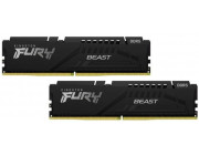 16GB (Kit of 2*8GB) DDR5-5200  Kingston FURY® Beast DDR5 EXPO, PC41600, CL36, 1Rx8, 1.25V, Auto-overclocking, Asymmetric BLACK low-profile heat spreader, AMD® EXPO v1.0 and Intel® Extreme Memory Profiles (Intel® XMP) 3.0