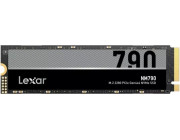 M.2 NVMe SSD 1.0TB Lexar NM790, Interface: PCIe4.0 x4 / NVMe2.0, M2 Type 2280 form factor, Sequential Reads/Writes 7400 MB/s/ 6500 MB/s, Random Read/Write 1000K IOPS/ 900K IOPS, LDPC, HMB 3.0 and SLC Cache technology, TBW: 1000TBW, MTBF: 1.5mln hours, Mic