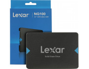 2.5- SSD 960GB  Lexar NQ100, SATAIII, Sequential Reads: 550 MB/s, Sequential Writes: 480 MB/s, 7mm, TBW: 336TB, Controller MAS0902A-B2C, Micron's 96-layer 3D NAND QLC