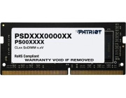 16GB DDR4-3200 SODIMM  PATRIOT Signature Line, PC25600, CL22, 1 Rank, Single-sided module, 1.2V