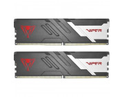 16GB (Kit of 2x8GB) DDR5-5200 VIPER (by Patriot) VENOM DDR5 (Dual Channel Kit) PC5-41600, CL36, 1.2V, Aluminum heat spreader with unique design, XMP 3.0 Overclocking Support, On-Die ECC, Thermal sensor, Matte Black with Red Viper logo