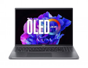 ACER Swift Go 16 Steel Gray (NX.KFSEU.001), 16.0- OLED 3.2K (3200x2000) DCI-P3 100%, 400nits,120Hz (Intel Core i5-1335U 10xCore, 3.4-4.6GHz, 16GB (onboard) LPDDR5 RAM, 512GB PCIe SSD, Intel Iris Xe Graphics, WiFi6E/BT 5.1, FPS, Backlit, 50Wh 4cell, 1440p 