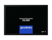 2.5- SSD 480GB  GOODRAM CL100 Gen.3, SATAIII, Sequential Reads: 540 MB/s, Sequential Writes: 460 MB/s, Thickness- 7mm, Controller Marvell 88NV1120, 3D NAND TLC