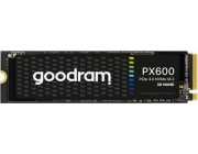 M.2 NVMe SSD 2.0TB GOODRAM PX600 Gen2, Interface: PCIe4.0 x4 / NVMe1.4, M2 Type 2280 form factor, Sequential Reads/Writes 5000 MB/s / 4200 MB/s, TBW: 600TB, MTBF: 2mln hours, 3D NAND TLC, heat-dissipating thermal pad