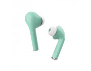 Trust Nika Touch Bluetooth Wireless TWS Earphones - Turquoise, Up to 6 hours of playtime, Manage all important functions (next/previous/pause/play/voice assistant) with a simple touch