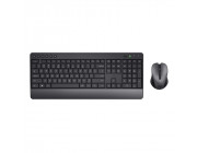 Trust Trezo Wireless Keyboard & Mouse Set, Silent keys and mouse buttons, Spill resistant, US, 3 x Duracell® AA battery, Black
