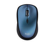 Trust Yvi + Eco Wireless Silent Mouse - Blue, 8m 2.4GHz, Micro receiver, 800-1600 dpi, 4 button, AA battery, USB