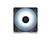 120mm Case Fan - DEEPCOOL -RF120W- White LED Fans, 120x120x25mm, 500-1500rpm, 21.9dBa, 48.9 CFM, 3-pin & 4-pin Peripheral