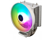 XILENCE Cooler XC229 -M403PRO.W.ARGB-, WHITE DESIGN, Intel Socket LGA1700/1150/1151/1155/1156/1200 & AMD AM5/AM4/AM3/FM2, up to 150W, 120х120х25mm, Hydro-bearing A-RGB fan, 500~1800rpm, 14.2~25.6dBA, 65.4CFM, 4pin, PWM, 3x 6mm Cooper heatpipes, White