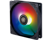 120mm Case Fan - XILENCE Performance A+ Series -XPF120.ARGB- ARGB LED Fan: 120x120x25mm, 500~1500rpm, <18~32.5dBa, 70CFM, PWM, hydro bearing, 4 pin + ARGB 3 Pin M/B, Black