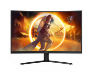 31.5- AOC VA LED CQ32G4VE Curved Black (0.5ms, 3500:1, 300cd, 2560x1440, 178°/178°, Refresh Rate 180Hz, Console mode QHD@120Hz, Curvature 1500R, Adaptive Sync, HDR 10, 2 x HDMI2.0, DisplayPort, Audio Line-out, VESA)