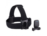 GoPro Head Strap + QuickClip - wear your GoPro on your head with the Head Strap, or use the QuickClip to attach it to a backwards baseball cap or other 3mm to 10mm thick object, compatible with all GoPro cameras.