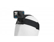 GoPro Head Strap + QuickClip 2.0 - wear your GoPro on your head with the Head Strap, or use the QuickClip to attach it to a backwards baseball cap or other 3mm to 10mm thick object, compatible with all GoPro cameras.