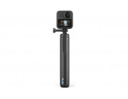 GoPro Max Grip + Tripod - for capturing 360 footage without the grip in your shot. Use it as a camera grip, extension pole or quick-deploy tripod. Compatible with all GoPro cameras.