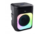 Trust Azura Wireless RGB Party Speaker 50W RMS / 100W peak, TWS, Waterproof, up to 11 hours, USB, SD card, 3.5 mm, Bluetooth, 3.8kg, Black