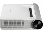 UHD Laser Projector  VIEWSONIC X2000L-4K, Ultra short-throw, 3840x2160, 3000000:1, 2000 Lm, 20000hrs (Eco), 2xHDMI, VGA, Bluetooth 4.2, LAN, Wi-Fi-AC, Audio Line-out, 25W Cube x 2(10W tweeter + 15W woofer) x2,  White, 6.8 Kg  