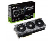 ASUS TUF Gaming GeForce RTX™ 4070 Ti SUPER OC Edition 16GB GDDR6X 256bit, 2670/21000MHz, 2xHDMI, 3xDP, Triple Fan, PCI-E 4.0, 3.5-slot design, Larger Axial-tech fans, Dual Ball bearing, Military-grade capacitors, Reverse Rotation, Vented Exoskeleton, Mass