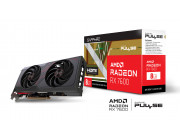 Sapphire PULSE Radeon™ RX 7600 8GB GDDR6 128Bit 2755/18000Mhz, 1xHDMI, 3xDP, Dual Fan, SP: 2048, AMD RDNA 3, 5nm GPU, PCIe4.0, Composite Heatpipe, Two-Ball Bearing, Angular Velocity Fan Blade, Digital Power Design, Cooper PCB, Fuse Protection, Metal Backp