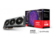 Sapphire NITRO+ Radeon™ RX 7700 XT 12GB GDDR6 192Bit 2599/18000Mhz, 2xHDMI, 2xDP, Triple Fan, SP: 3456, AMD RDNA 3, 5nm GPU, PCIe4.0, Composite Heatpipe, Two-Ball Bearing, Angular Hybridized Fan Blades, Aluminum Alloy Frame, Dual UEFI, ARGB Light Bar, Met