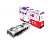 Sapphire PURE Radeon™ RX 7700 XT WHITE 12GB GDDR6 192Bit 2584/18000Mhz, 2xHDMI, 2xDP, Triple Fan, SP: 3456, AMD RDNA 3, 5nm GPU, PCIe4.0, Composite Heatpipe, Two-Ball Bearing, Angular Velocity Fan Blade, Cooper PCB, Metal Backplate, Graphics Card Supporte