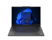 Lenovo ThinkPad E16 G1 Black- 16.0- WUXGA  IPS AG 300nits (Intel Core i7-1355U, 8GB soldered DDR4 + 8GB SODIMM DDR4-3200, 512GB SSD M.2 2280 PCIe NVMe (2xSSD Slots),  Intel Iris Xe Graphics, WiFi 6E+BT5.1, TPM, FPR, FHD IR Cam, 1xTB4, HDMI, RJ-45, Backlit