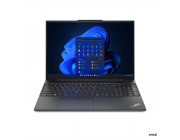 Lenovo ThinkPad E16 G1 - 16- WUXGA IPS AG 300nits (AMD Ryzen 7 7730U, 8GB Soldered + 8GB SO-DIMM DDR4, 512GB SSD M.2 PCIe NVMe (2 slots), Integrated AMD Radeon Graphics, WiFi6 11ax + BT5.1, TPM, FPR, LAN, 2 x USB-C 3.2, FHD IR Cam, Backlit KB RU, 57Wh BT,