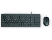 HP 150 Wired Mouse and Keyboard, Black.